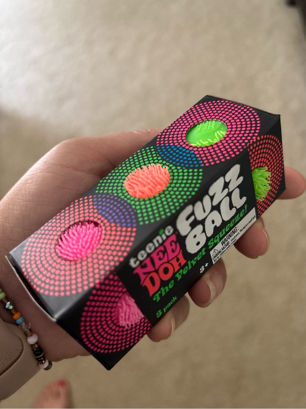 NeeDoh Teenie Fuzz Ball 3-Pack - NEW!
